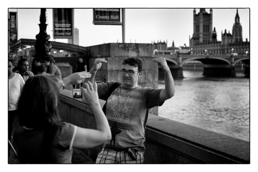 sightseers london tourist photograph